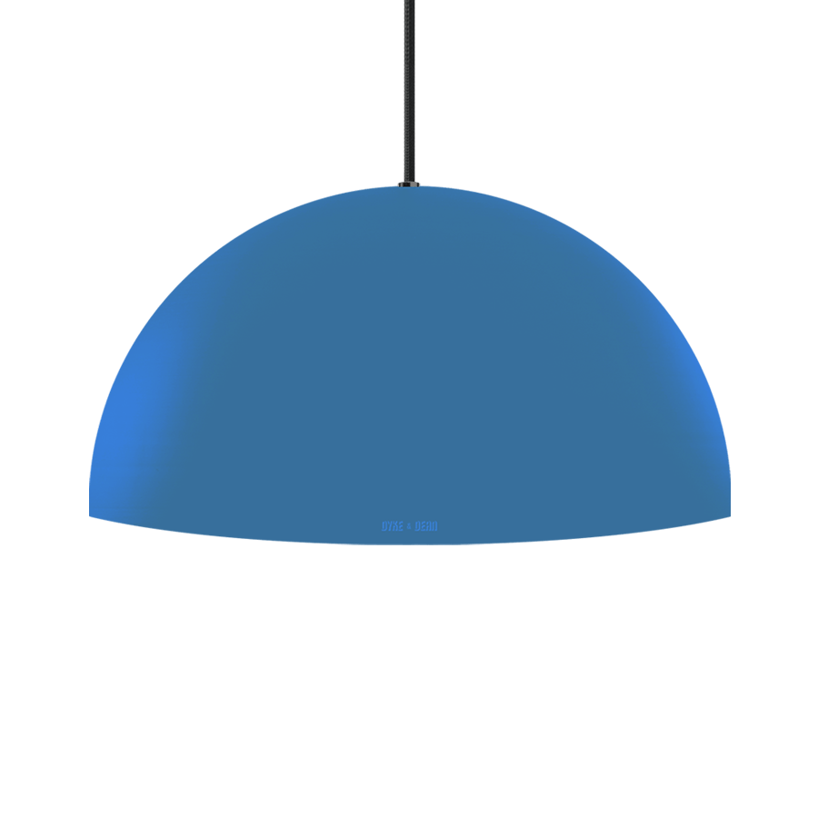 HEMISPHERE DOME PENDANT LIGHT BESPOKE COLOUR 300MM - DYKE & DEAN