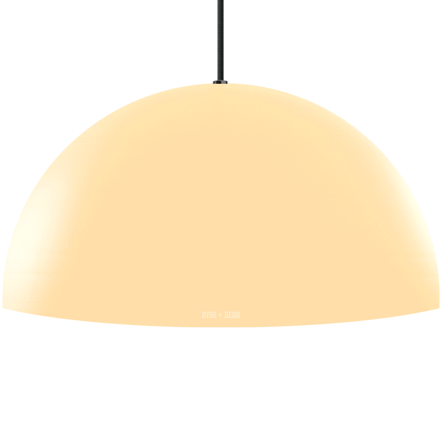 HEMISPHERE DOME PENDANT LIGHT BESPOKE COLOUR 600MM - DYKE & DEAN