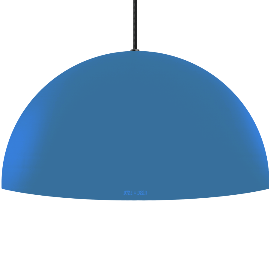 HEMISPHERE DOME PENDANT LIGHT BESPOKE COLOUR 600MM - DYKE & DEAN