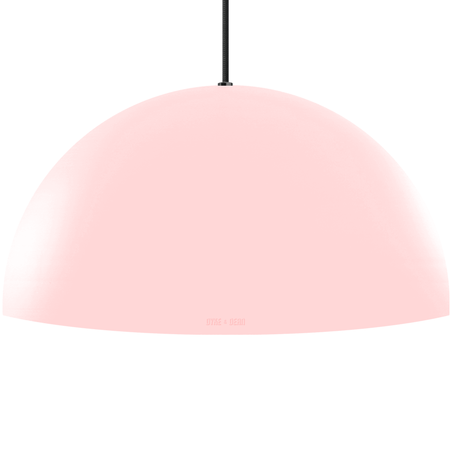 HEMISPHERE DOME PENDANT LIGHT BESPOKE COLOUR 600MM - DYKE & DEAN