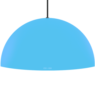 HEMISPHERE DOME PENDANT LIGHT BESPOKE COLOUR 600MM - DYKE & DEAN