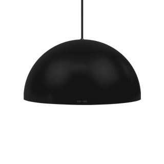 HEMISPHERE DOME PENDANT LIGHT BLACK 200MM - DYKE & DEAN