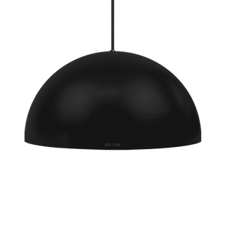 HEMISPHERE DOME PENDANT LIGHT BLACK 300MM - DYKE & DEAN