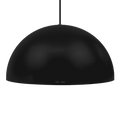 HEMISPHERE DOME PENDANT LIGHT BLACK 500MM - DYKE & DEAN