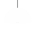 HEMISPHERE DOME PENDANT LIGHT WHITE 300MM - DYKE & DEAN