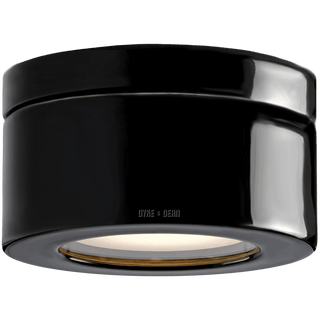 IFO ELECTRIC PORCELAIN SPOT LIGHT BLACK IP44 - DYKE & DEAN