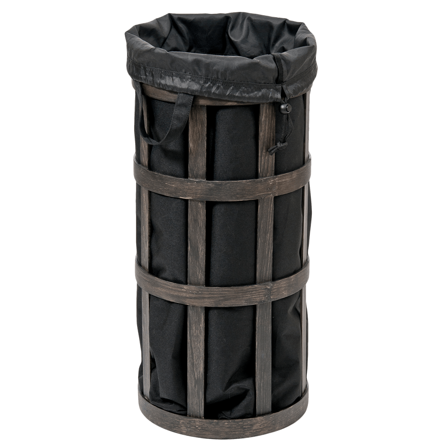 LAUNDRY BASKET DARK OAK - DYKE & DEAN