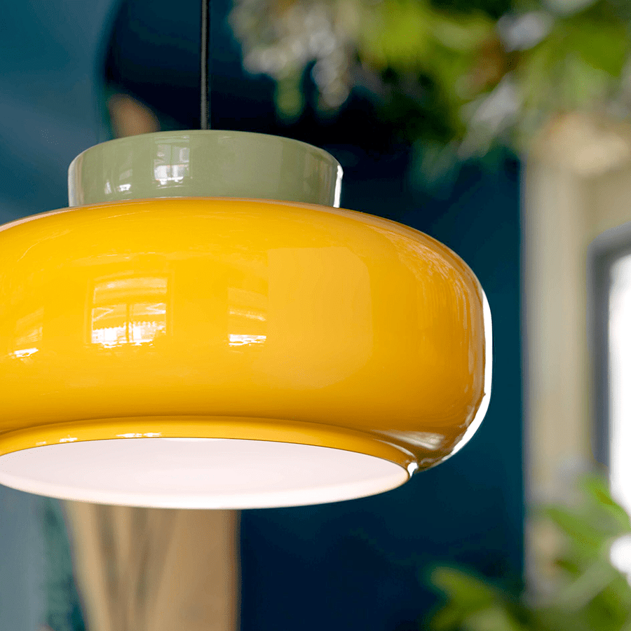 MARACANÀ CERAMIC PENDANT SHADE LAMP - DYKE & DEAN