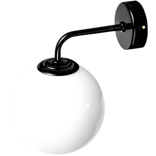 MASTER WALL ARM GLOBE LAMP BLACK - DYKE & DEAN