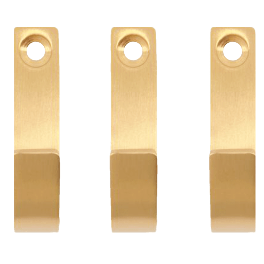 MERAKI 3 HOOKS BRASS - DYKE & DEAN