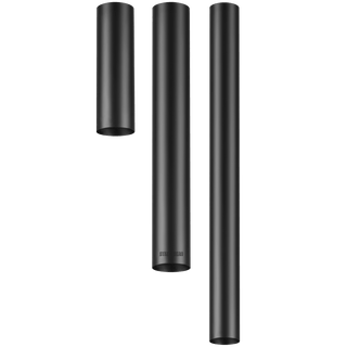 METAL TUBE BATON CEILING LIGHTS BLACK - DYKE & DEAN