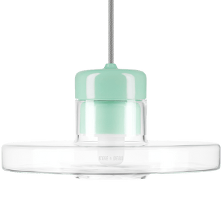 MINA PORCELAIN CRYSTAL GLASS LIGHT PENDANTS - DYKE & DEAN