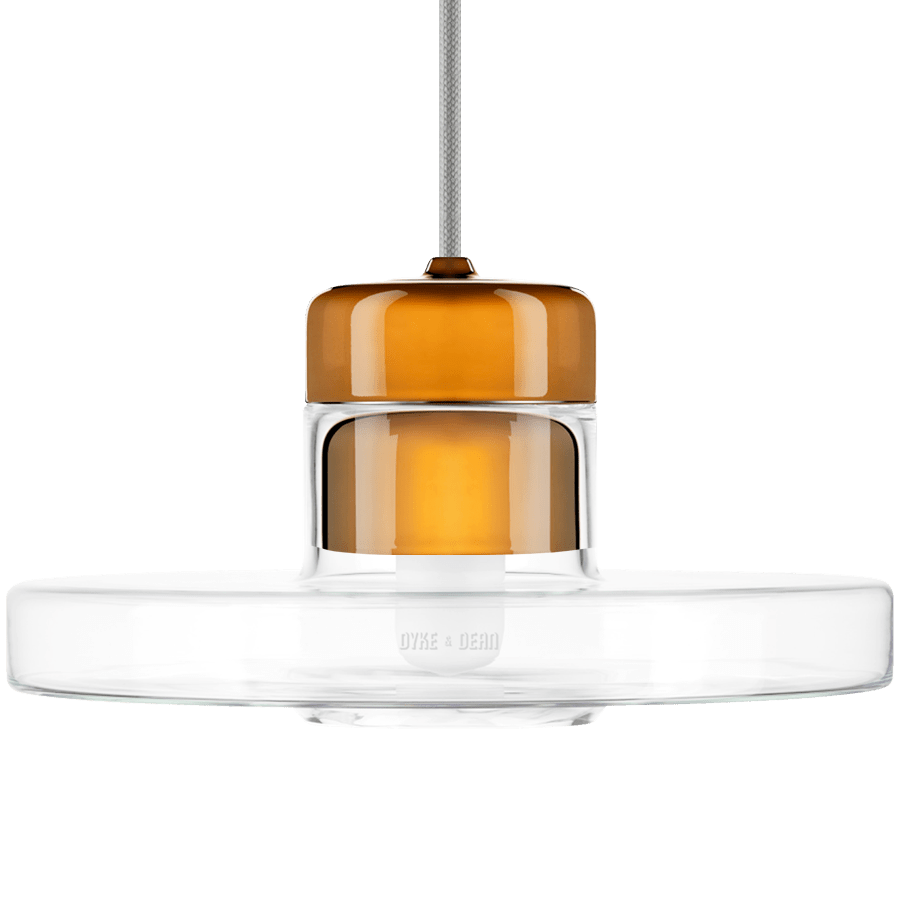 MINA PORCELAIN CRYSTAL GLASS LIGHT PENDANTS - DYKE & DEAN