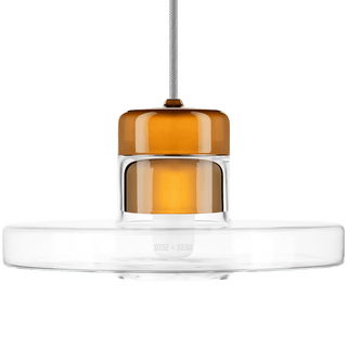 MINA PORCELAIN CRYSTAL GLASS LIGHT PENDANTS - DYKE & DEAN