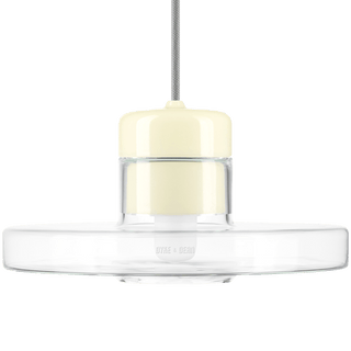 MINA PORCELAIN CRYSTAL GLASS LIGHT PENDANTS - DYKE & DEAN