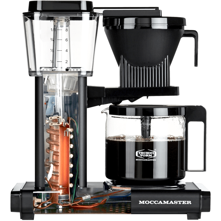 MOCCAMASTER COFFEE BREWER MATT BLACK - DYKE & DEAN
