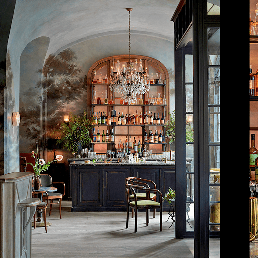 MOULDED ROUND GLASS WALL & CEILING LIGHT - DYKE & DEAN