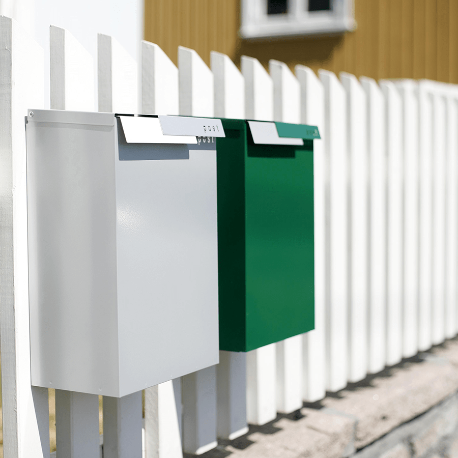 NORWEGIAN DOMESTIC POST BOX WHITE - DYKE & DEAN