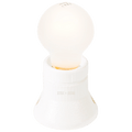 OFF WHITE CERAMIC FIXED SOCKET LAMP - DYKE & DEAN
