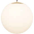 OPAL GLOBE PENDANT BRASS 600mm - DYKE & DEAN