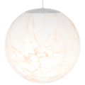 OPAL MARBLE GLOBE CORAL PENDANT 400mm - DYKE & DEAN