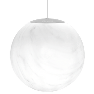 OPAL MARBLE GLOBE PENDANT 300mm - DYKE & DEAN