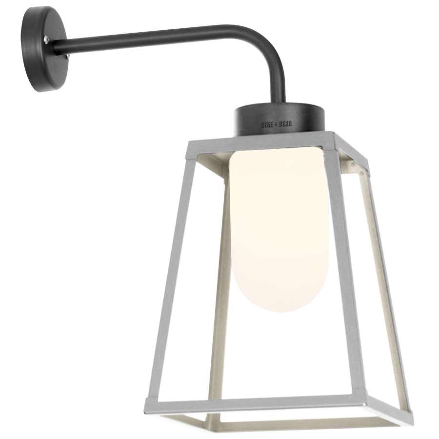 OUTDOOR LANTERN WALL LAMP FROSTED GLASS - DYKE & DEAN