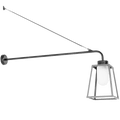 OUTDOOR SUSPENSION WALL LAMP FROSTED GLASS - DYKE & DEAN