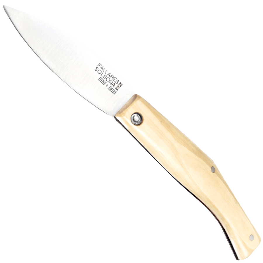 PALLARES BUSA WOOD FOLDING POCKET KNIFE 8cm - DYKE & DEAN