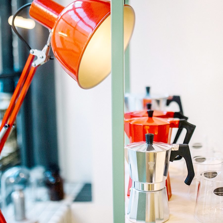 PEZZETTI ESPRESSO COFFEE MAKER RED 3 CUP - KITCHENWARE - DYKE & DEAN  - Homewares | Lighting | Modern Home Furnishings