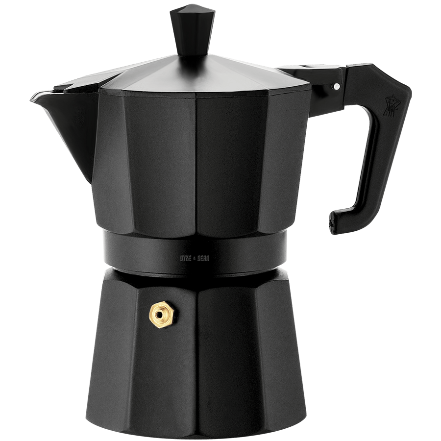 PEZZETTI ESPRESSO COFFEE MAKER BLACK 3 CUP - DYKE & DEAN