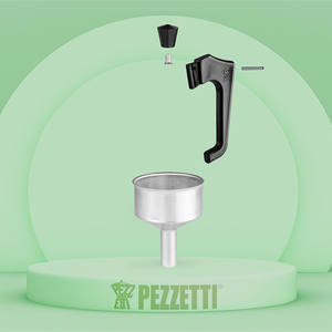 PEZZETTI INDUCTION COFFEE MAKER ORANGE 6 CUP - KITCHENWARE - DYKE & DEAN  - Homewares | Lighting | Modern Home Furnishings