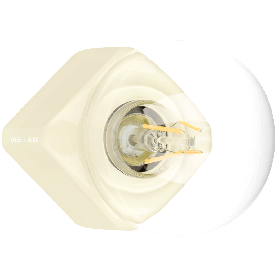 PORCELAIN CUBUS WALL & CEILING LAMP COLOURS - DYKE & DEAN