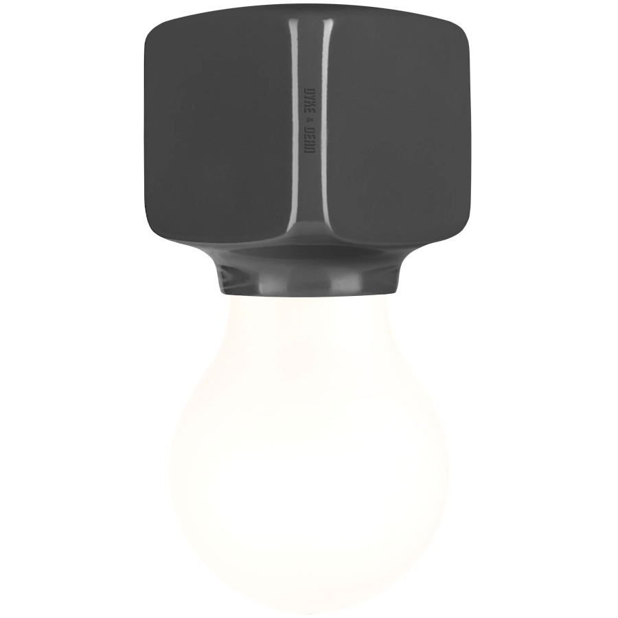 PORCELAIN CUBUS WALL & CEILING LAMP COLOURS - DYKE & DEAN