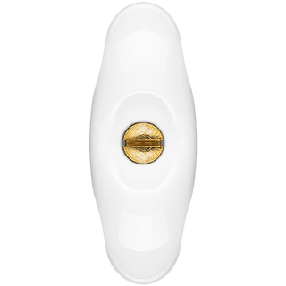 PORCELAIN DOUBLE CABLE WALL HOLDERS - DYKE & DEAN