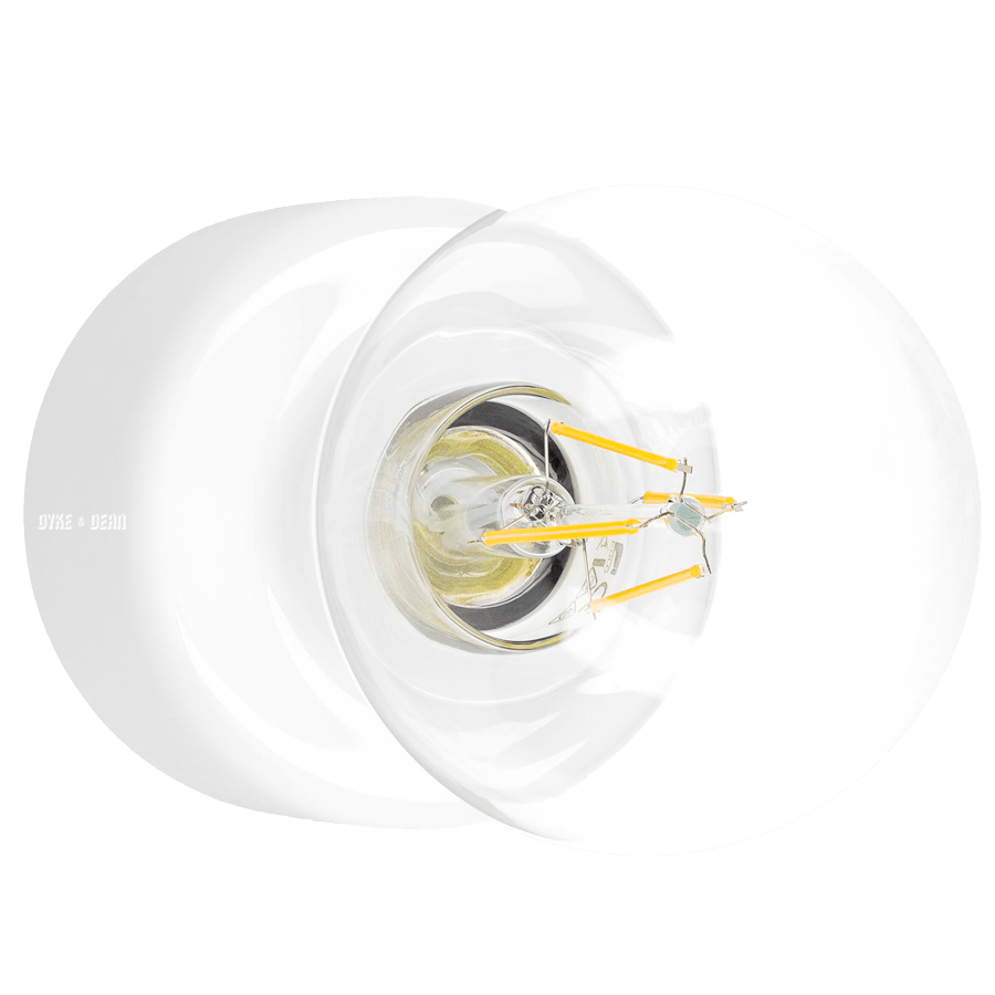 PORCELAIN ROTO WALL & CEILING LAMP - DYKE & DEAN