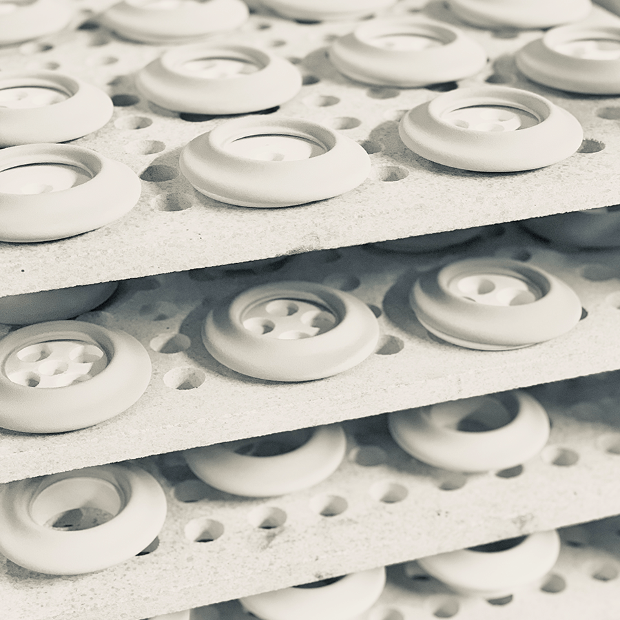 PORCELAIN ROTO WALL & CEILING LAMP - DYKE & DEAN