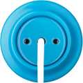 PORCELAIN WALL CABLE GLAND SOCKET AZURE - DYKE & DEAN