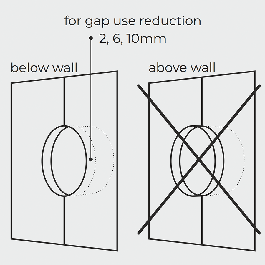 PORCELAIN WALL CABLE MOTION SENSOR CAPPUCCINO - DYKE & DEAN