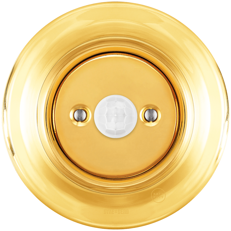 PORCELAIN WALL CABLE MOTION SENSOR GOLD - DYKE & DEAN