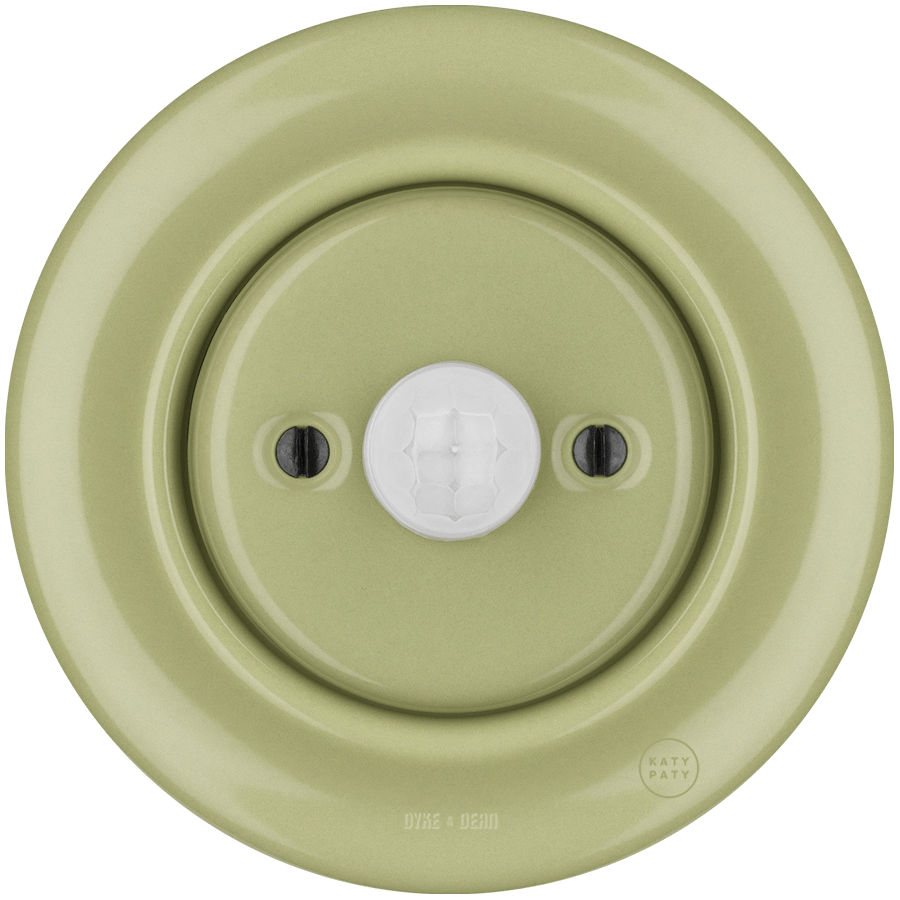 PORCELAIN WALL CABLE MOTION SENSOR MOSS GREEN - DYKE & DEAN