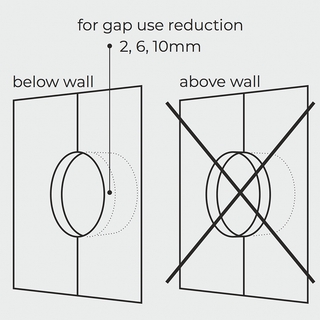 PORCELAIN WALL CABLE MOTION SENSOR YELLOW - DYKE & DEAN