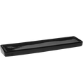 PORCELAIN WALL SHELF LARGE BLACK - DYKE & DEAN