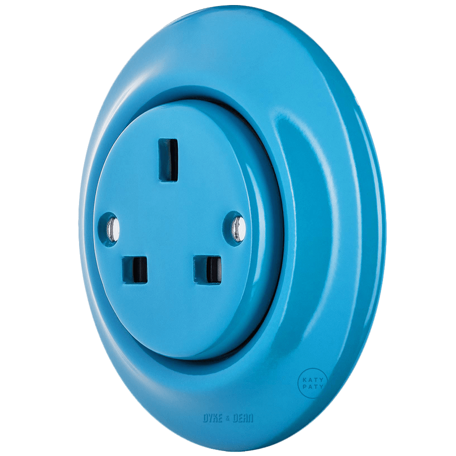 PORCELAIN WALL SOCKET AZURE UK - DYKE & DEAN