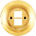 PORCELAIN WALL SOCKET GOLD PC/USB - DYKE & DEAN
