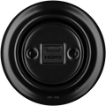 PORCELAIN WALL SOCKET MATT BLACK HDMI - DYKE & DEAN