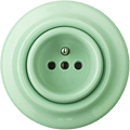 PORCELAIN WALL SOCKET MINT - DYKE & DEAN