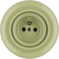 PORCELAIN WALL SOCKET MOSS GREEN - DYKE & DEAN