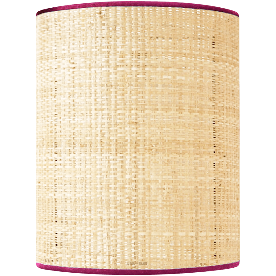 RAFFIA WALL LAMP TRIM PLUM - DYKE & DEAN