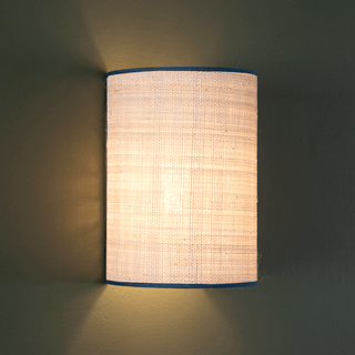 RAFFIA WALL LAMP TRIM PLUM - DYKE & DEAN